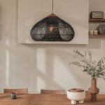 Japanese Style Wabi Sabi Style Rattan Drum Lamp Luminatura (15)