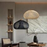 Japanese Style Wabi Sabi Style Rattan Drum Lamp Luminatura (2)