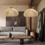 Japanese Style Wabi Sabi Style Rattan Drum Lamp Luminatura (6)