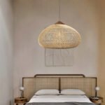 Japanese Style Wabi Sabi Style Rattan Drum Lamp Luminatura (8)