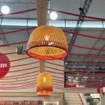 Damm Rattan Lamp Customized Alimentaria Hostelco Trade Show Luminatura (1)
