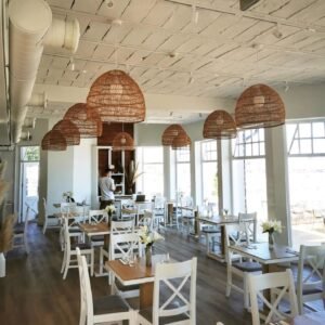 R1 001 Restaurant Handmade Rattan Lamp Lamp Boho Style Lampshade Pendant Lamp (12)