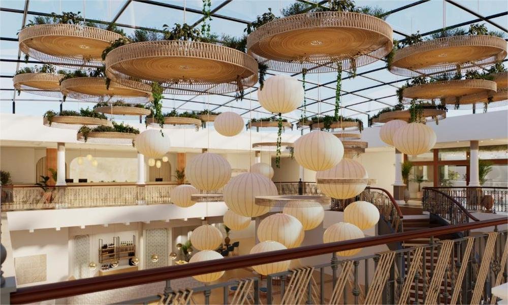 Hotel Handmade Rattan Lamp Luminatura