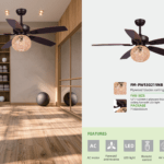 Ceiling Fan with Light FM-PW530219NB supplier Luminatura