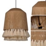 Vintage Bohemian Tassel Pendant Lamp