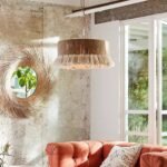 Vintage Bohemian Round Tassel Pendant Lamp
