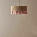 Vintage Bohemian Round Tassel Pendant Lamp