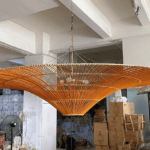 Large Rattan Pendant Lamp Contemporary Minimalist Contemporary Rattan Pendant Lamp