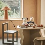 Nordic Mushroom Rattan Table Lamp