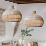 White Rattan Hanging Lamp Supplier