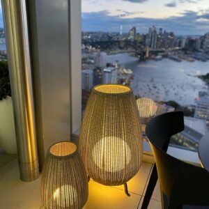 Waterproof Rattan Floor Lamp IP65