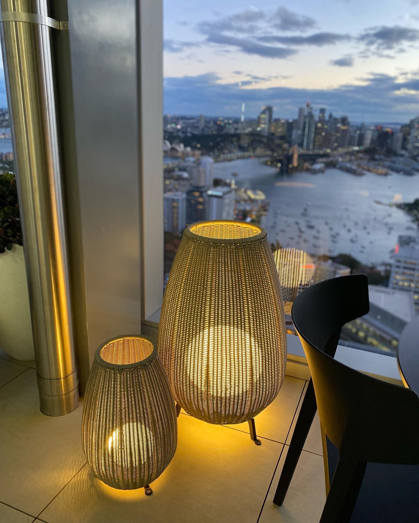 Waterproof Rattan Floor Lamp IP65