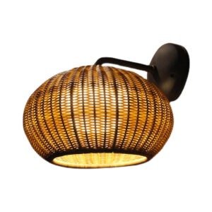 Waterproof Outdoor Rattan Wall Lamp