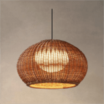 Outdoor waterproof rattan ceiling lamp supplier Luminatura