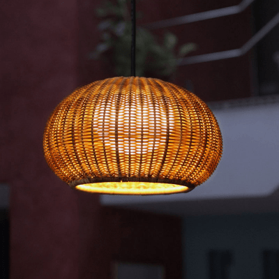 Outdoor waterproof rattan ceiling lamp supplier Luminatura