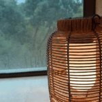 Portable Solar Rattan Lamp