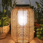 Portable Solar Rattan Lamp